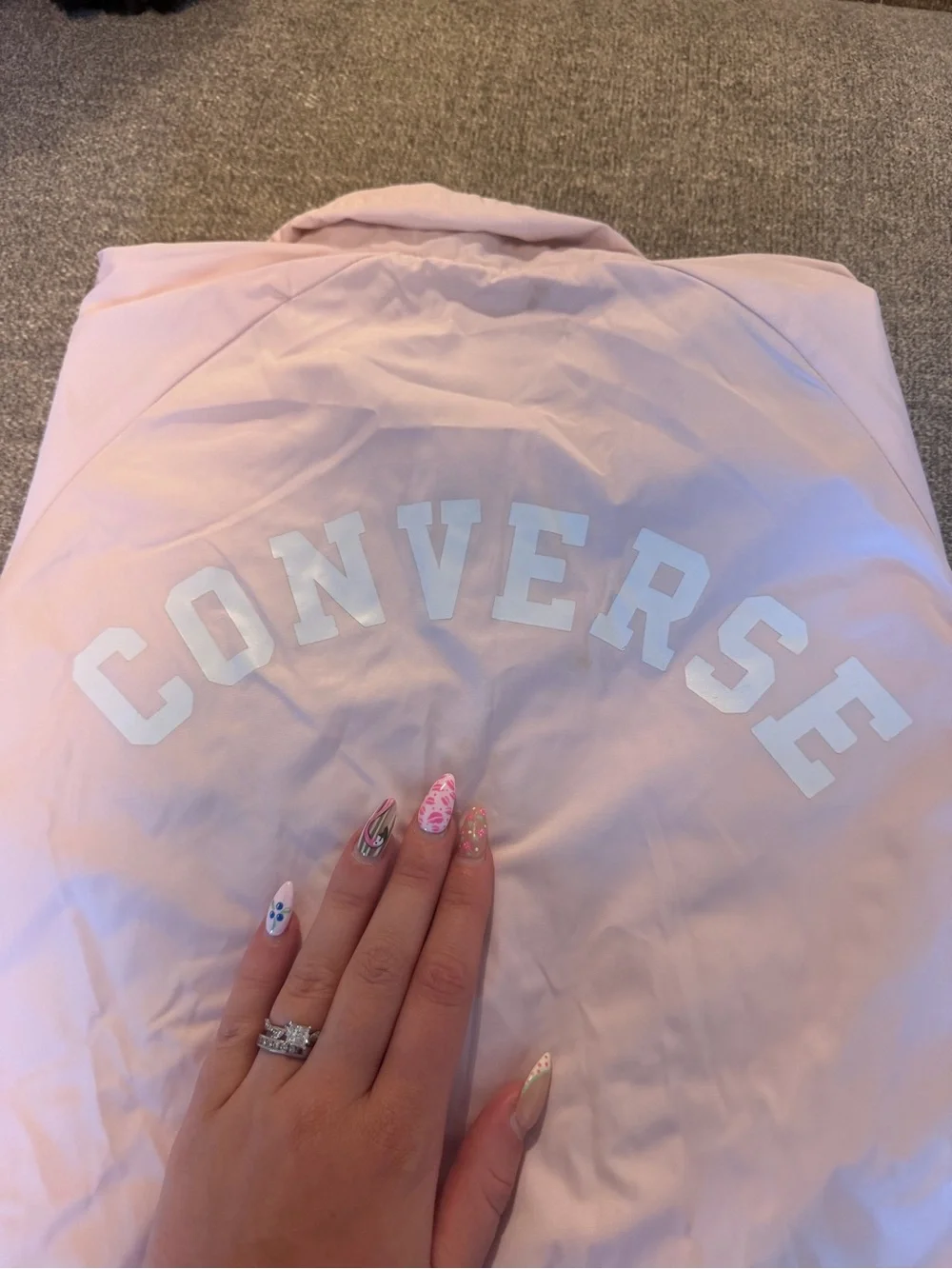 Converse Pink Kids' Pea Coat